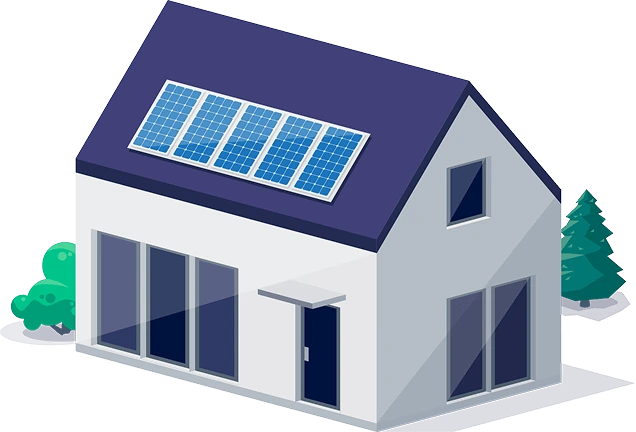 Instalação de energia solar residencial